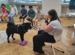 Besuch von Schulhund in der 2a